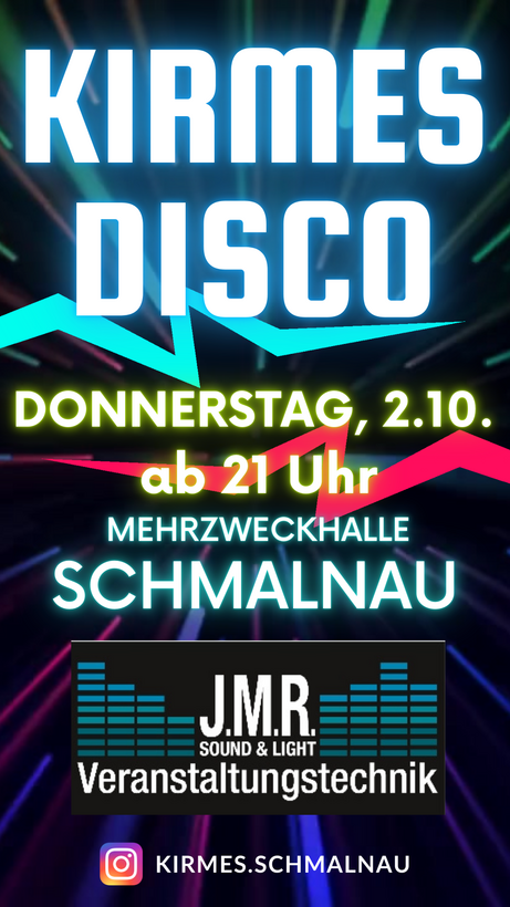Kirmesplakat 2025 - Kirmesdisco